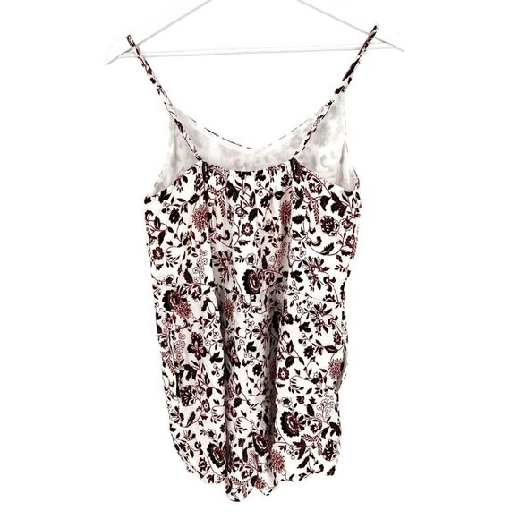 Loft Women's Petite‎ Romper Sleeveless Floral Size SP Pockets Inseam 2.5" NWT - Picture 10 of 13